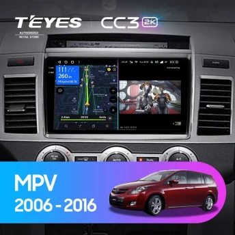 Штатная магнитола Teyes CC3 2K 4/64 Mazda MPV LY (2006-2016)