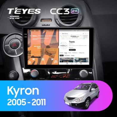Штатная магнитола Teyes CC3 2K 6/128 SsangYong Kyron (2005-2011)
