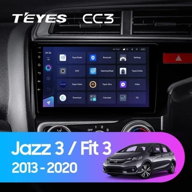 Штатная магнитола Teyes CC3 4/32 Honda Fit 3 GP GK (2013-2020) Тип-A Правый руль