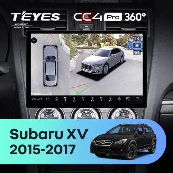 Штатная магнитола Teyes CC4 Pro 360 8/128 Subaru XV (2015-2017) F1 (11")