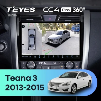 Штатная магнитола Teyes CC4 Pro 360 8/128 Nissan Teana J33 (2013-2015) Тип-B (11")