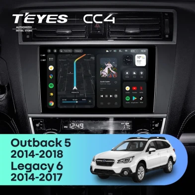 Штатная магнитола Teyes CC4 8/128 Subaru Outback 5 (2014-2018)