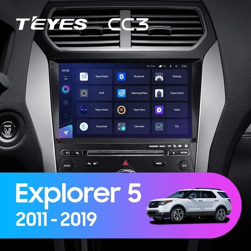 Штатная магнитола Teyes CC3 4/32 Ford Explorer 5 (2011-2019) Тип-B