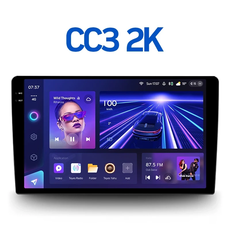 Магнитола Teyes CC3 2K 6/128 (9 дюймов)
