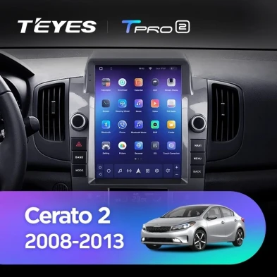 Штатная магнитола Tesla style Teyes TPRO 2 3/32 Kia Cerato 2 TD (2008-2013) F2