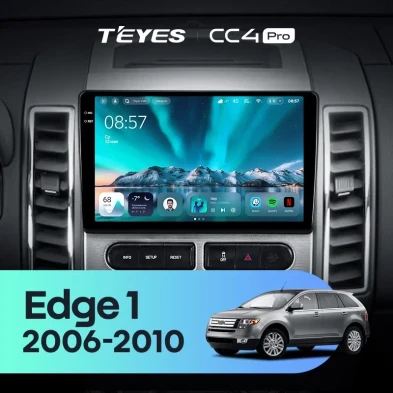 Штатная магнитола Teyes CC4 Pro 12/256 Ford Edge 1 U387 (2006-2010)