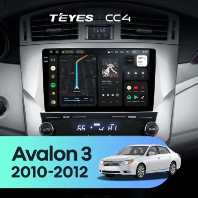 Штатная магнитола Teyes CC4 6/64 Toyota Avalon 3 XX30 (2010-2012) F2