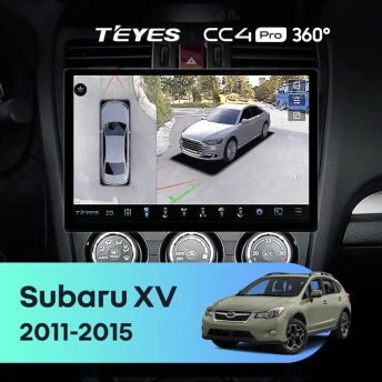 Штатная магнитола Teyes CC4 Pro 360 12/256 Subaru XV (2011-2015) Тип-A (11")