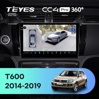 Штатная магнитола Teyes CC4 Pro 360 8/128 Zotye T600 (2014-2019)