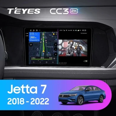 Штатная магнитола Teyes CC3 2K 4/64 Volkswagen Jetta 7 (2018-2022)
