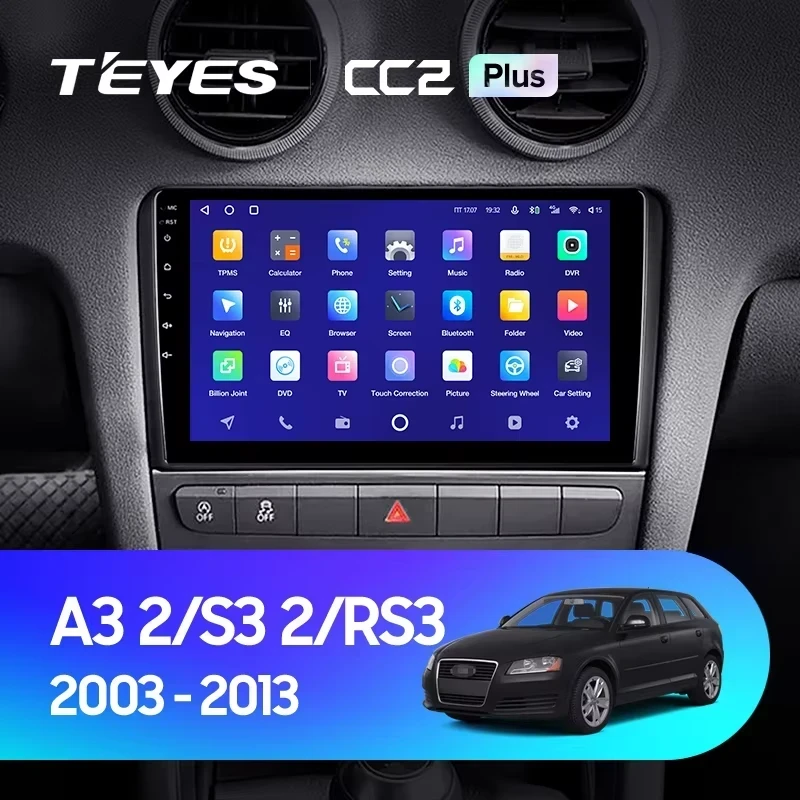 Штатная магнитола Teyes CC2L Plus 1/16 Audi A3 2 8P (2003-2013)