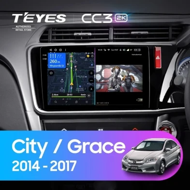 Штатная магнитола Teyes CC3 2K 4/64 Honda Grace (2014-2017) Тип-B Правый руль
