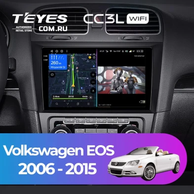 Штатная магнитола Teyes CC3L WiFi 2/32 Volkswagen EOS (2006-2015)