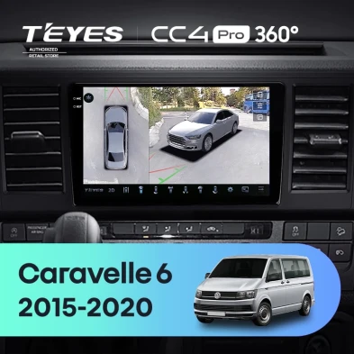 Штатная магнитола Teyes CC4 Pro 360 8/128 Volkswagen Caravelle T6 (2015-2020)