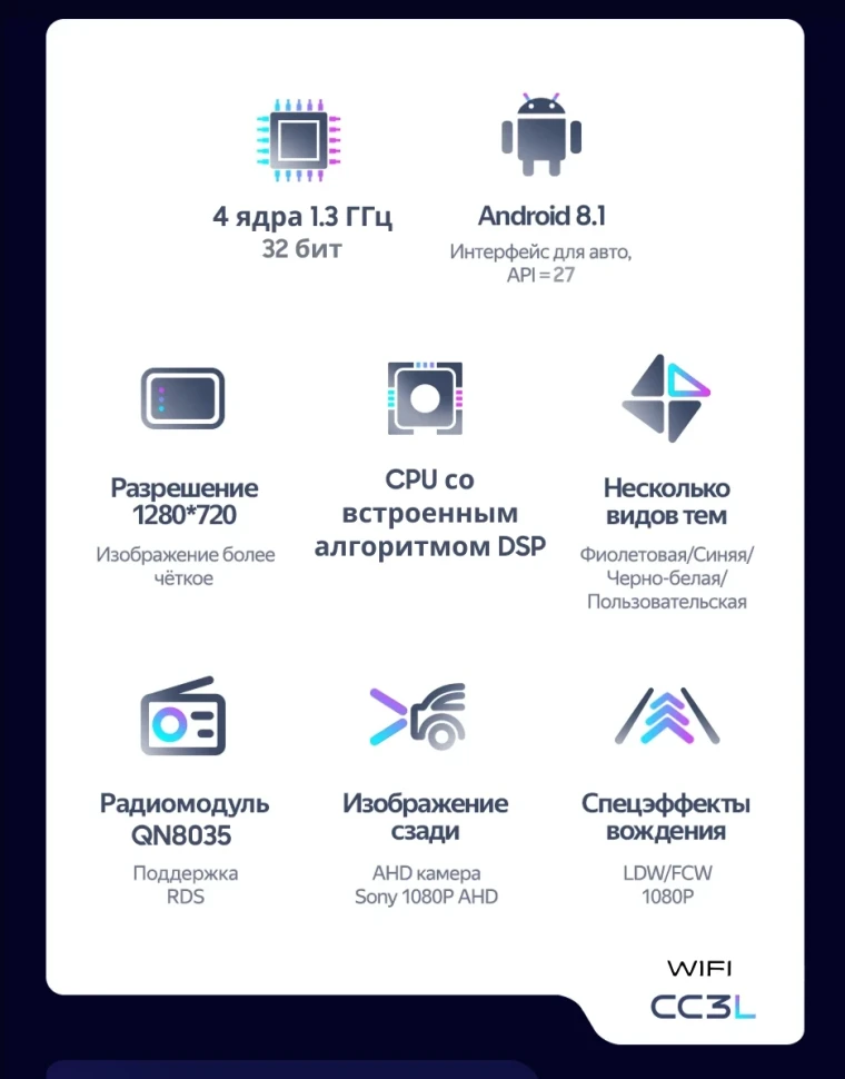 Штатная магнитола Teyes CC3L WiFi 2/32 Mazda 2 (2002-2007)