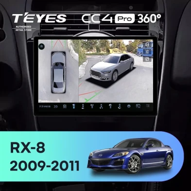 Штатная магнитола Teyes CC4 Pro 360 12/256 Mazda RX-8 SE (2009-2011) (11")