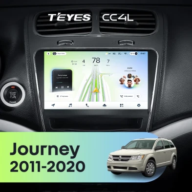 Штатная магнитола Teyes CC4L 6/64 Dodge Journey JC (2011-2020)