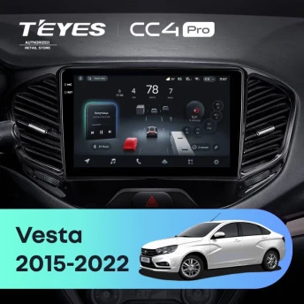Штатная магнитола Teyes CC4 Pro 8/128 Lada Vesta Cross Sport (2015-2022) F1