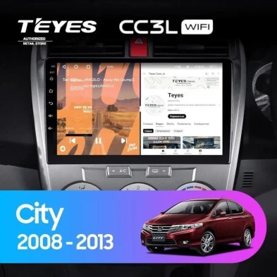 Штатная магнитола Teyes CC3L WiFi 2/32 Honda City (2008-2013)