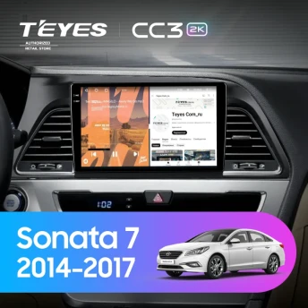 Штатная магнитола Teyes CC3 2K 4/64 Hyundai Sonata 7 LF (2014-2017)