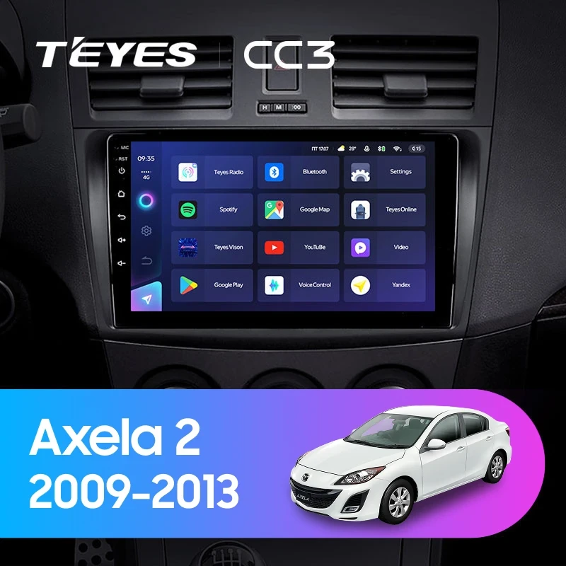 Штатная магнитола Teyes CC3 4/32 Mazda Axela 2 (2009-2013)