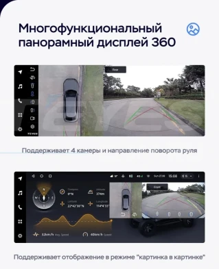 Штатная магнитола Teyes LUX ONE 360 6/128 Toyota Land Cruiser Prado 120 (2002-2009)