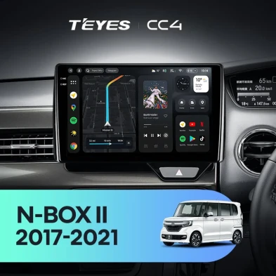 Штатная магнитола Teyes CC4 6/64 Honda N-BOX 2 JF3/4 (2017-2021) Правый руль
