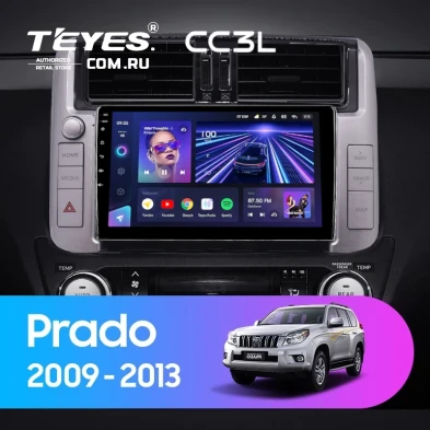 Штатная магнитола Teyes CC3L 4/32 Toyota Land Cruiser Prado 150 (2009-2013) F2 Тип-C