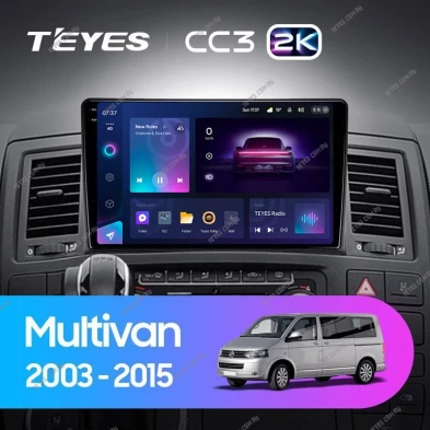 Штатная магнитола Teyes CC3 2K 360 6/128 Volkswagen Multivan T5 (2003-2015)
