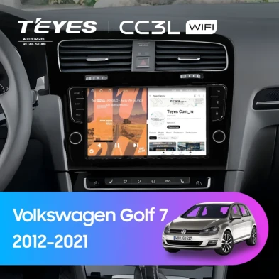Штатная магнитола Teyes CC3L WiFi 2/32 Volkswagen Golf 7 (2012-2021) (с кнопками)