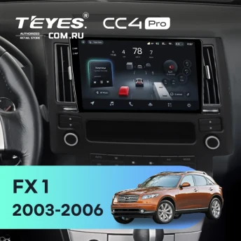 Штатная магнитола Teyes CC4 Pro 12/256 Infiniti FX 1 (S50) (2003-2006)