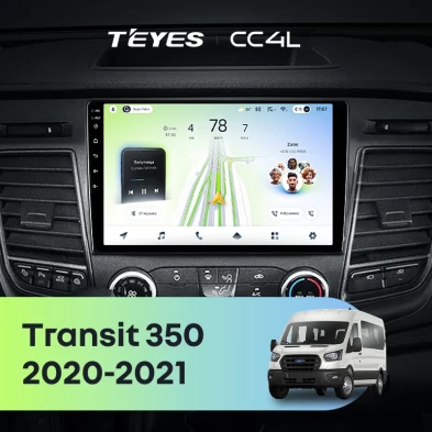 Штатная магнитола Teyes CC4L 6/64 Ford Transit 350 (2020-2021)