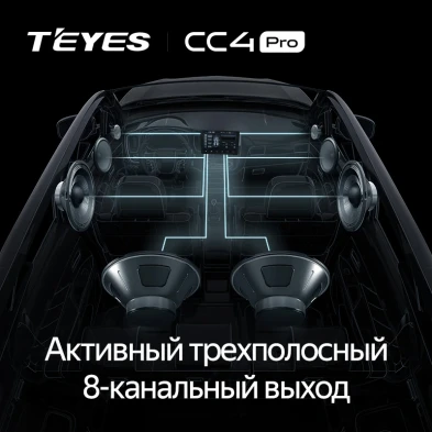 Штатная магнитола Teyes CC4 Pro 8/128 Brilliance M2 (BS4) (2006-2010)