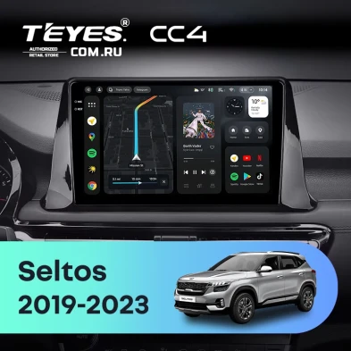 Штатная магнитола Teyes CC4 6/64 KIA Seltos SP2 (2019-2023)