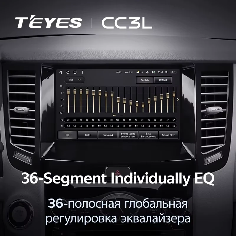 Штатная магнитола Teyes CC3L 4/32 Infiniti FX35 2 (2009-2013) Тип-A