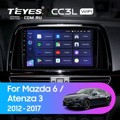 Штатная магнитола Teyes CC3L WiFi 2/32 Mazda Atenza 3 (2012-2017) Тип-B Правый руль