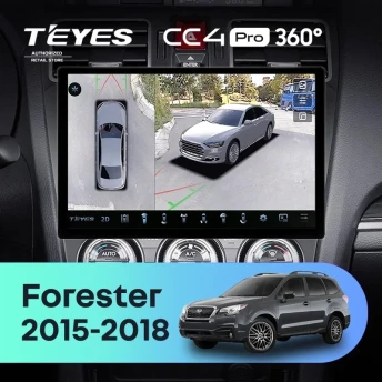 Штатная магнитола Teyes CC4 Pro 360 8/128 Subaru Forester SJ (2015-2018) (11")