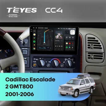 Штатная магнитола Teyes CC4 6/64 Cadillac Escalade 2 GMT800 (2001-2006)
